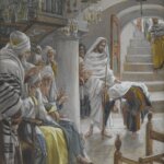 Christ healing an infirm woman on the Sabbath, James Tissot, 1896