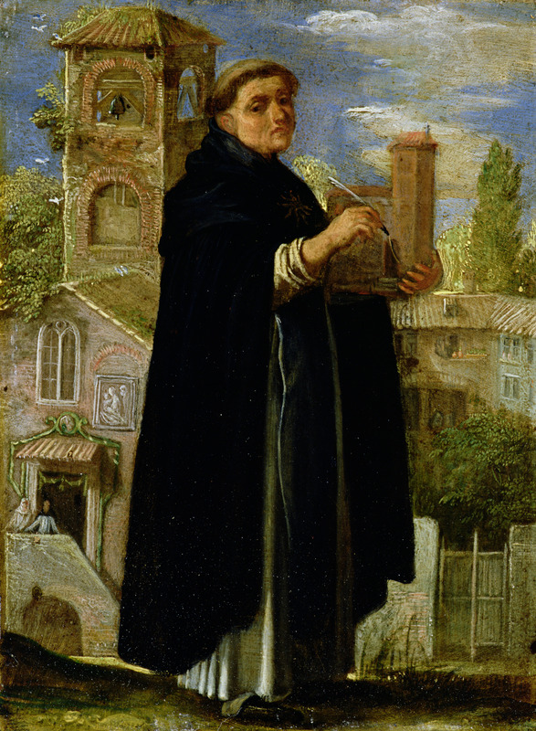 Adam Elsheimer (1578-1610) - Saint Thomas Aquinas