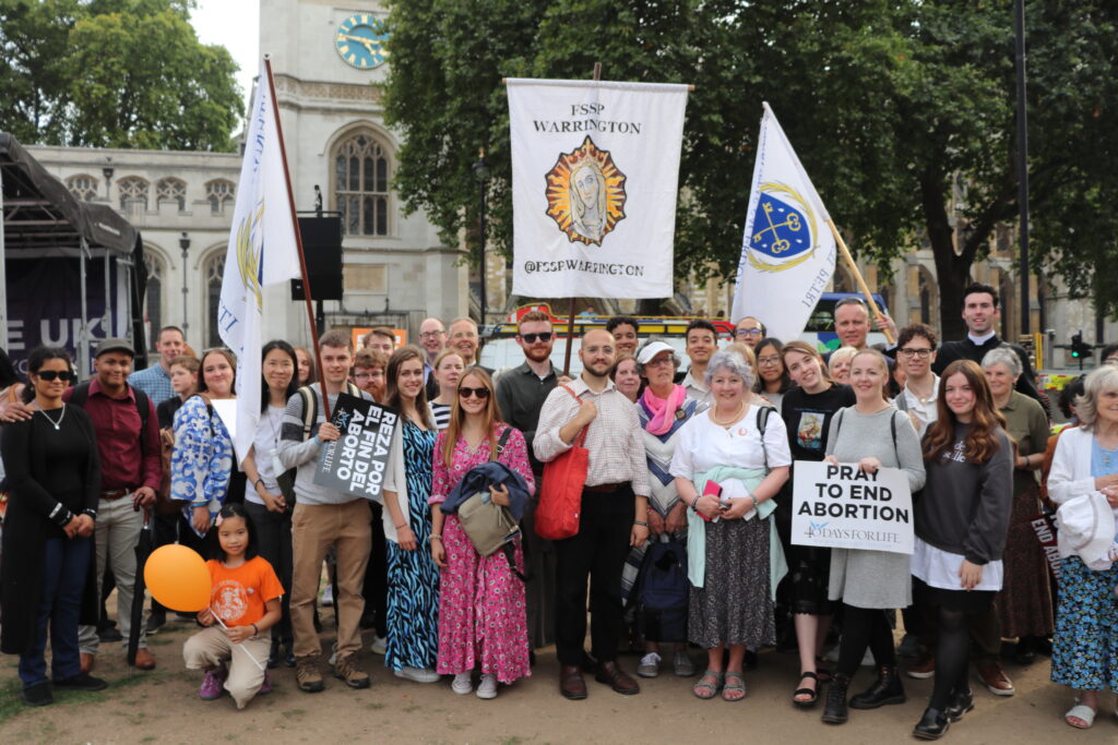 UK FSSP March for Life atttendees