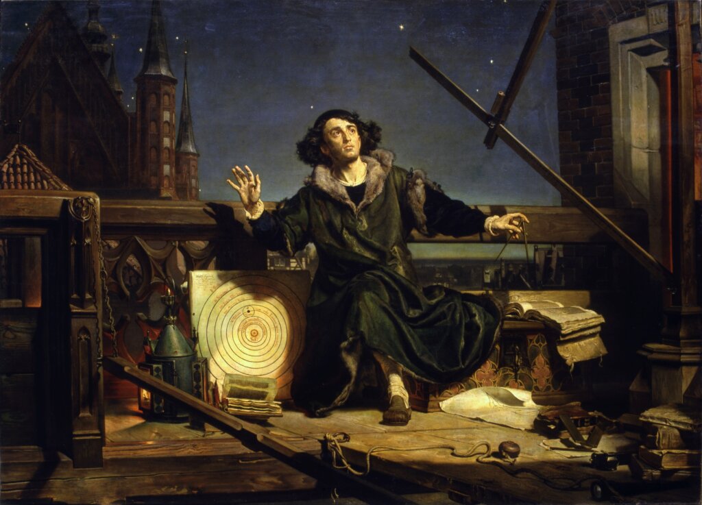Astronomer Copernicus, or Conversations with God by Jan Matejko