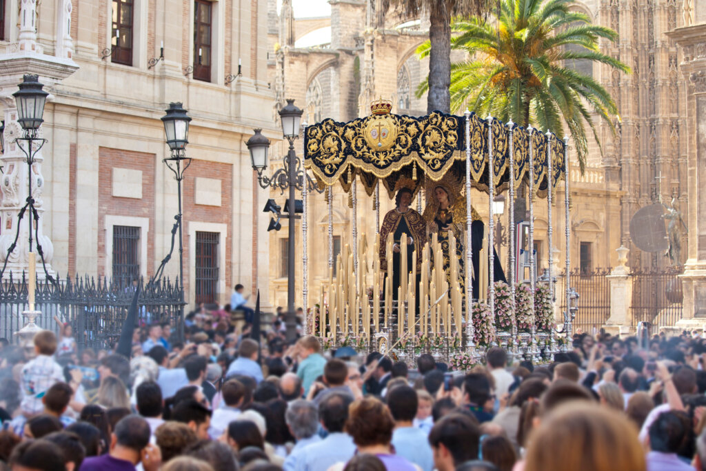 Holy Week in Seville, Andalusia, Spain.