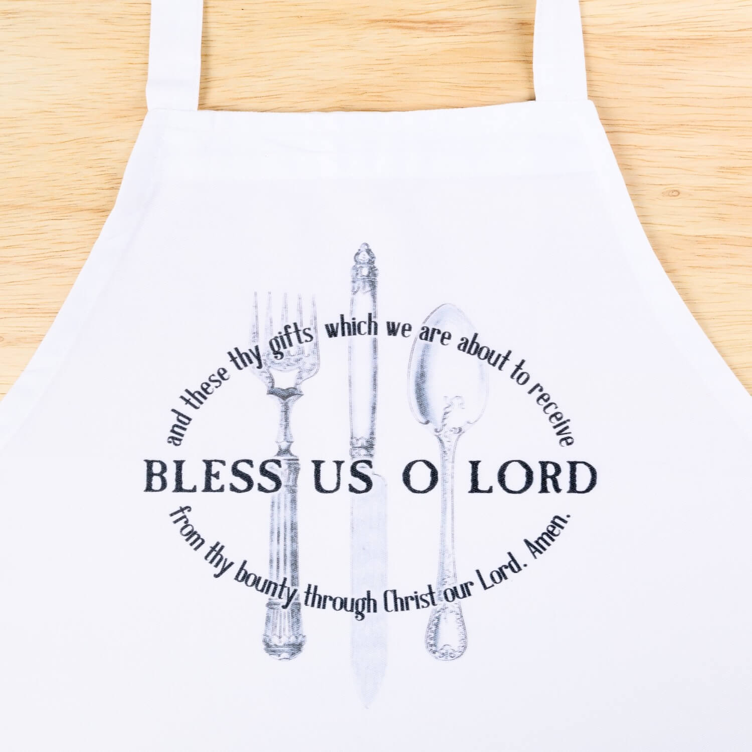 Bless Us O Lord Apron